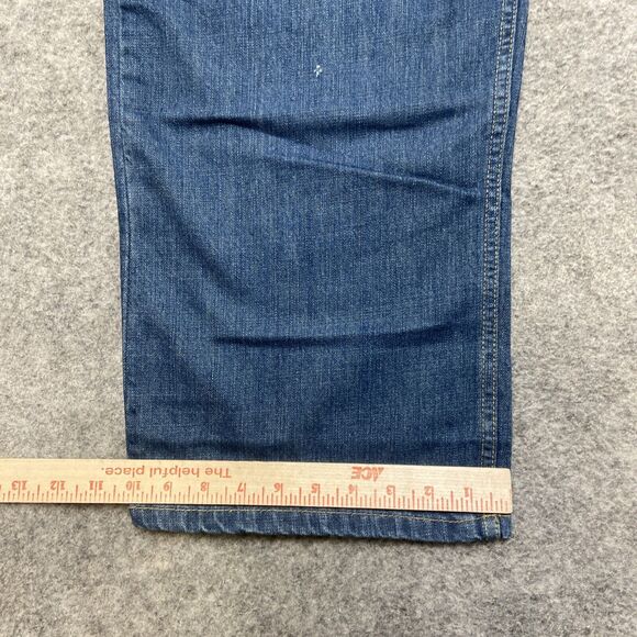 Vintage Jordan Craig Relaxed Straight Distressed Jeans Men's Size 42x34 Blue A - Picture 6 of 9